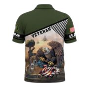 Premium US Veterans Polo Shirt BPHN100412, Gifts For US Veterans, Gifts On Memorial Day, Father's Day, Armed Forces Day, Veterans Day. - Image 6