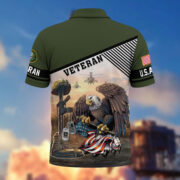 Premium US Veterans Polo Shirt BPHN100412, Gifts For US Veterans, Gifts On Memorial Day, Father's Day, Armed Forces Day, Veterans Day. - Image 6