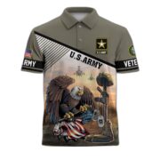 Premium US Veterans Polo Shirt BPHN100412, Gifts For US Veterans, Gifts On Memorial Day, Father's Day, Armed Forces Day, Veterans Day. - Image 2