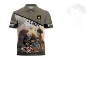 Premium US Veterans Polo Shirt BPHN100412, Gifts For US Veterans, Gifts On Memorial Day, Father's Day, Armed Forces Day, Veterans Day.