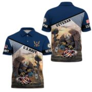 Premium US Veterans Polo Shirt BPHN100412, Gifts For US Veterans, Gifts On Memorial Day, Father's Day, Armed Forces Day, Veterans Day. - Image 13