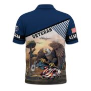 Premium US Veterans Polo Shirt BPHN100412, Gifts For US Veterans, Gifts On Memorial Day, Father's Day, Armed Forces Day, Veterans Day. - Image 15