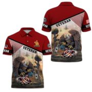 Premium US Veterans Polo Shirt BPHN100412, Gifts For US Veterans, Gifts On Memorial Day, Father's Day, Armed Forces Day, Veterans Day. - Image 37