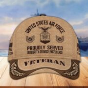 Premium US Veterans Baseball Hats BPVC230401, Custom Name, Rank, Gifts For US Veterans On Father's Day, Armed Forces Day, Independence Day, Veterans Day. - Image 17