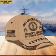 Premium US Veterans Baseball Hats BPVC230401, Custom Name, Rank, Gifts For US Veterans On Father's Day, Armed Forces Day, Independence Day, Veterans Day. - Image 6
