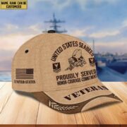 Premium US Veterans Baseball Hats BPVC230401, Custom Name, Rank, Gifts For US Veterans On Father's Day, Armed Forces Day, Independence Day, Veterans Day. - Image 12