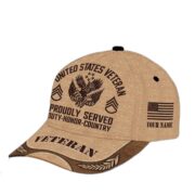 Premium US Veterans Baseball Hats BPVC230401, Custom Name, Rank, Gifts For US Veterans On Father's Day, Armed Forces Day, Independence Day, Veterans Day. - Image 28