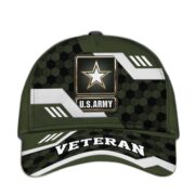 Premium US Veterans Baseball Hats BPHN220411, Gifts For US Veterans On Father's Day, Armed Forces Day, Independence Day, Veterans Day. - Image 5