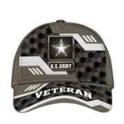 Premium US Veterans Baseball Hats BPHN220411, Gifts For US Veterans On Father's Day, Armed Forces Day, Independence Day, Veterans Day. - Image 2