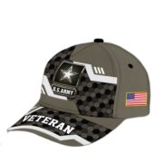 Premium US Veterans Baseball Hats BPHN220411, Gifts For US Veterans On Father's Day, Armed Forces Day, Independence Day, Veterans Day. - Image 4