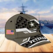 Premium US Veterans Baseball Hats BPHN220411, Gifts For US Veterans On Father's Day, Armed Forces Day, Independence Day, Veterans Day. - Image 3