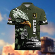 Premium US Veterans Polo Shirt BPHN230412, Gifts For US Veterans, Gifts On Memorial Day, Father's Day, Armed Forces Day, Veterans Day. - Image 5