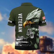 Premium US Veterans Polo Shirt BPHN230412, Gifts For US Veterans, Gifts On Memorial Day, Father's Day, Armed Forces Day, Veterans Day. - Image 6