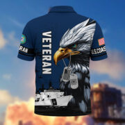 Premium US Veterans Polo Shirt BPHN230412, Gifts For US Veterans, Gifts On Memorial Day, Father's Day, Armed Forces Day, Veterans Day. - Image 30