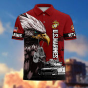 Premium US Veterans Polo Shirt BPHN230412, Gifts For US Veterans, Gifts On Memorial Day, Father's Day, Armed Forces Day, Veterans Day. - Image 17