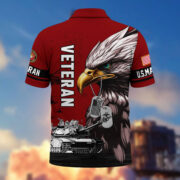 Premium US Veterans Polo Shirt BPHN230412, Gifts For US Veterans, Gifts On Memorial Day, Father's Day, Armed Forces Day, Veterans Day. - Image 18