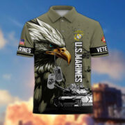 Premium US Veterans Polo Shirt BPHN230412, Gifts For US Veterans, Gifts On Memorial Day, Father's Day, Armed Forces Day, Veterans Day. - Image 20