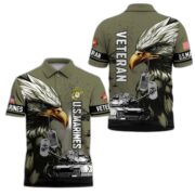 Premium US Veterans Polo Shirt BPHN230412, Gifts For US Veterans, Gifts On Memorial Day, Father's Day, Armed Forces Day, Veterans Day. - Image 22