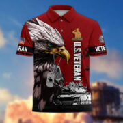 Premium US Veterans Polo Shirt BPHN230412, Gifts For US Veterans, Gifts On Memorial Day, Father's Day, Armed Forces Day, Veterans Day. - Image 35