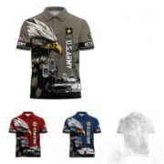 Premium US Veterans Polo Shirt BPHN230412, Gifts For US Veterans, Gifts On Memorial Day, Father's Day, Armed Forces Day, Veterans Day.