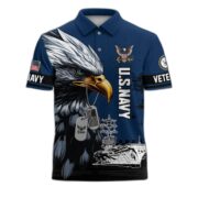Premium US Veterans Polo Shirt BPHN230412, Gifts For US Veterans, Gifts On Memorial Day, Father's Day, Armed Forces Day, Veterans Day. - Image 11