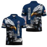Premium US Veterans Polo Shirt BPHN230412, Gifts For US Veterans, Gifts On Memorial Day, Father's Day, Armed Forces Day, Veterans Day. - Image 16