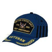 Premium 250th Anniversary For Navy Hat BPVC060515, Gifts For US Navy Veteran - Image 3