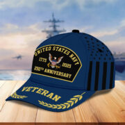 Premium 250th Anniversary For Navy Hat BPVC060515, Gifts For US Navy Veteran - Image 3