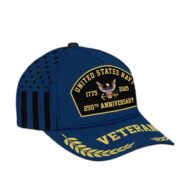 Premium 250th Anniversary For Navy Hat BPVC060515, Gifts For US Navy Veteran - Image 2