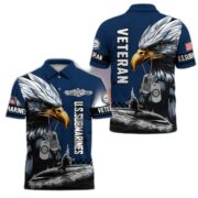 Premium US Navy Submarine Polo Shirt BPVC150511, Gifts For US Veteran - Image 3