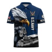 Premium US Navy Polo Shirt BPVC200511, Gifts For US Veteran, Vietnam Veteran