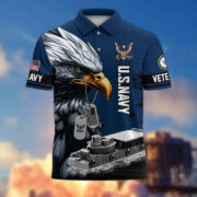 Premium US Navy Polo Shirt BPVC200511, Gifts For US Veteran, Vietnam Veteran