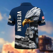 Premium US Navy Polo Shirt BPVC200511, Gifts For US Veteran, Vietnam Veteran - Image 2
