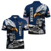 Premium US Navy Polo Shirt BPVC200511, Gifts For US Veteran, Vietnam Veteran - Image 3