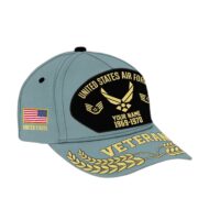 Premium US Veterans Baseball Hats BPHN080512, Custom Name, Rank, Year, Gifts For US Veterans On Father's Day, Armed Forces Day, Independence Day, Veterans Day. - Image 24
