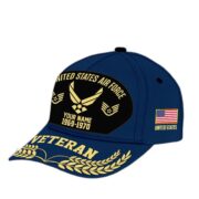 Premium US Veterans Baseball Hats BPHN080512, Custom Name, Rank, Year, Gifts For US Veterans On Father's Day, Armed Forces Day, Independence Day, Veterans Day. - Image 28