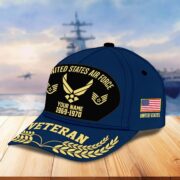 Premium US Veterans Baseball Hats BPHN080512, Custom Name, Rank, Year, Gifts For US Veterans On Father's Day, Armed Forces Day, Independence Day, Veterans Day. - Image 28