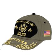 Premium US Veterans Baseball Hats BPHN080512, Custom Name, Rank, Year, Gifts For US Veterans On Father's Day, Armed Forces Day, Independence Day, Veterans Day. - Image 7