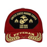 Premium US Veterans Baseball Hats BPHN080512, Custom Name, Rank, Year, Gifts For US Veterans On Father's Day, Armed Forces Day, Independence Day, Veterans Day. - Image 17