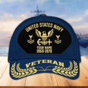 Premium US Veterans Baseball Hats BPHN080512, Custom Name, Rank, Year, Gifts For US Veterans On Father's Day, Armed Forces Day, Independence Day, Veterans Day. - Image 11
