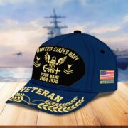 Premium US Veterans Baseball Hats BPHN080512, Custom Name, Rank, Year, Gifts For US Veterans On Father's Day, Armed Forces Day, Independence Day, Veterans Day. - Image 13