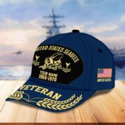 Premium US Veterans Baseball Hats BPHN080512, Custom Name, Rank, Year, Gifts For US Veterans On Father's Day, Armed Forces Day, Independence Day, Veterans Day. - Image 16
