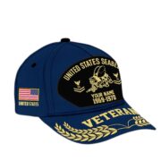 Premium US Veterans Baseball Hats BPHN080512, Custom Name, Rank, Year, Gifts For US Veterans On Father's Day, Armed Forces Day, Independence Day, Veterans Day. - Image 15