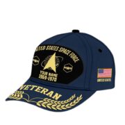 Premium US Veterans Baseball Hats BPHN080512, Custom Name, Rank, Year, Gifts For US Veterans On Father's Day, Armed Forces Day, Independence Day, Veterans Day. - Image 34