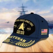 Premium US Veterans Baseball Hats BPHN080512, Custom Name, Rank, Year, Gifts For US Veterans On Father's Day, Armed Forces Day, Independence Day, Veterans Day. - Image 34