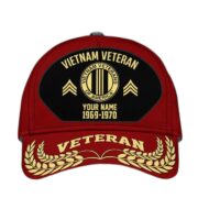 Premium US Veterans Baseball Hats BPHN080512, Custom Name, Rank, Year, Gifts For US Veterans On Father's Day, Armed Forces Day, Independence Day, Veterans Day. - Image 38
