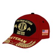 Premium US Veterans Baseball Hats BPHN080512, Custom Name, Rank, Year, Gifts For US Veterans On Father's Day, Armed Forces Day, Independence Day, Veterans Day. - Image 40