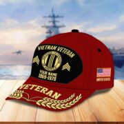 Premium US Veterans Baseball Hats BPHN080512, Custom Name, Rank, Year, Gifts For US Veterans On Father's Day, Armed Forces Day, Independence Day, Veterans Day. - Image 40