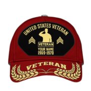 Premium US Veterans Baseball Hats BPHN080512, Custom Name, Rank, Year, Gifts For US Veterans On Father's Day, Armed Forces Day, Independence Day, Veterans Day. - Image 35