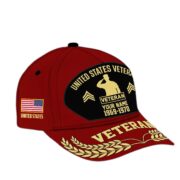 Premium US Veterans Baseball Hats BPHN080512, Custom Name, Rank, Year, Gifts For US Veterans On Father's Day, Armed Forces Day, Independence Day, Veterans Day. - Image 36